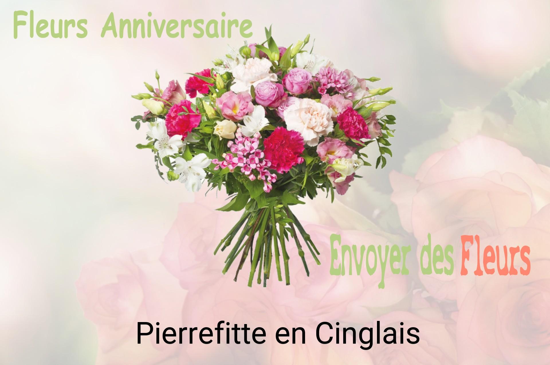 Bouquet de fleurs d’anniversaire livré à Pierrefitte-en-Cinglais