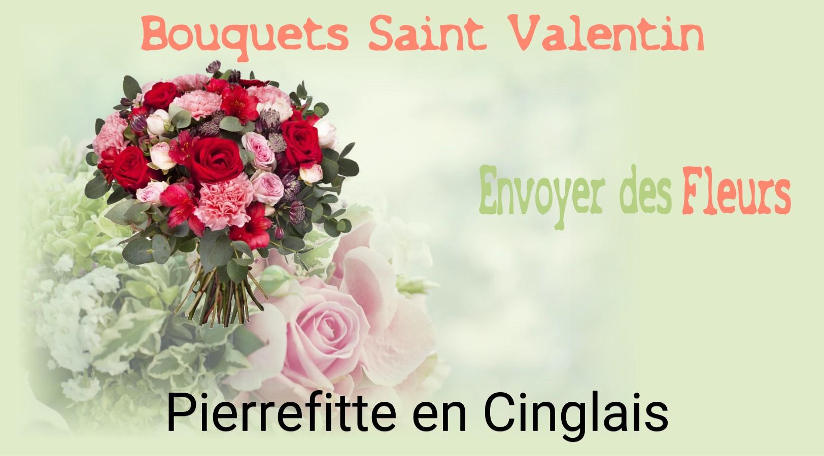 Roses de Saint-Valentin livrées à Pierrefitte-en-Cinglais